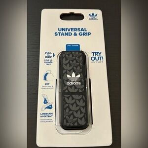 Adidas Universal Stand and Grip Works with Most any Mobile Phone Removable Black